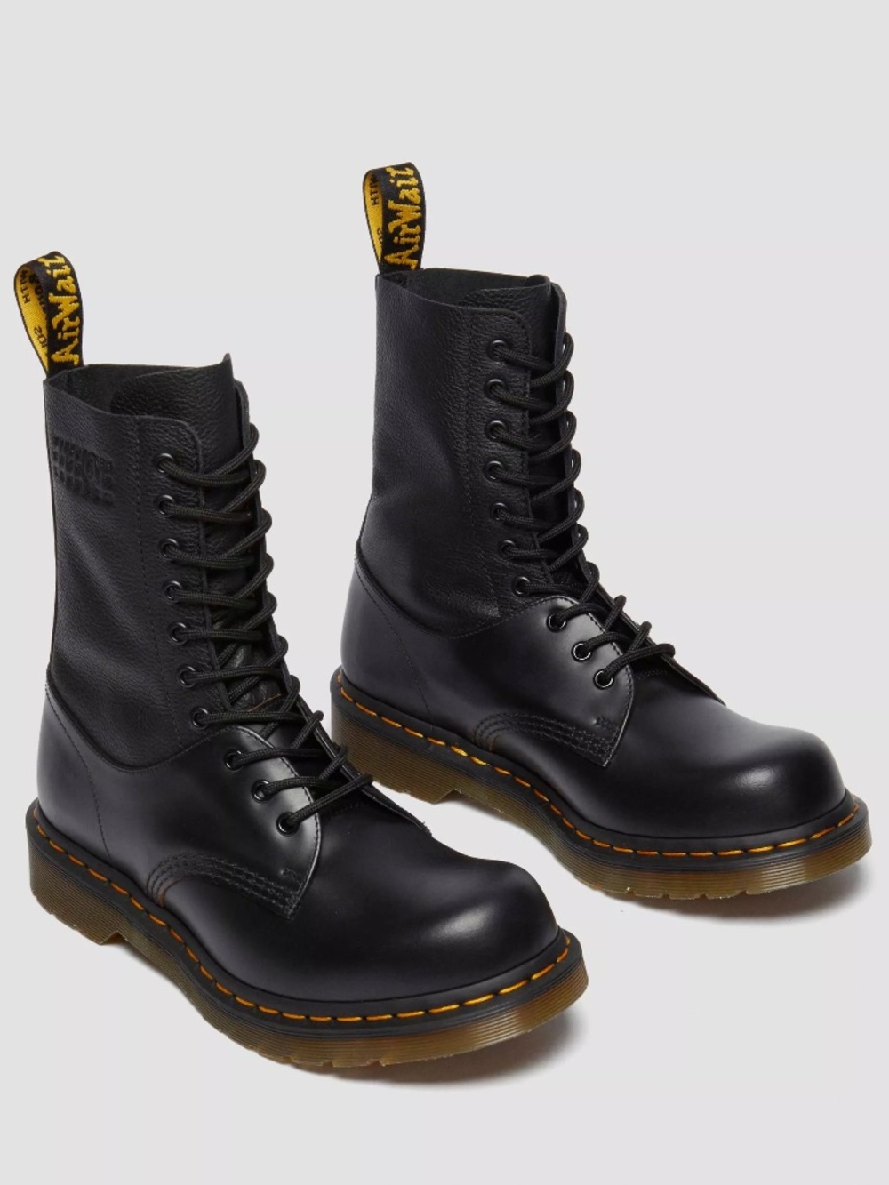 MM6 x Dr. Martens 1490/1461 MM6 LEATHER LACE UP BOOTS UK4